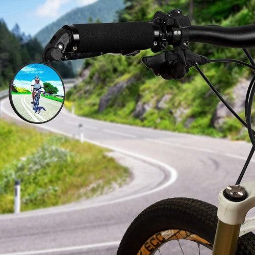 SGODDE 2 PCS Bicycle Rear View Mirrors, Adjustable Handlebar Mounted Plastic Convex Mirror - Toytexx SGODDE 2 PCS Bicycle Rear View Mirrors, Adjustable Handlebar Mounted Plastic Convex Mirror - Toytexx